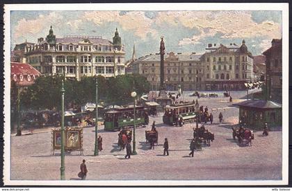 +++ CPA - Autriche - Styrie - GRAZ - Jacomini Platz - Tram - N° 7052/7  //