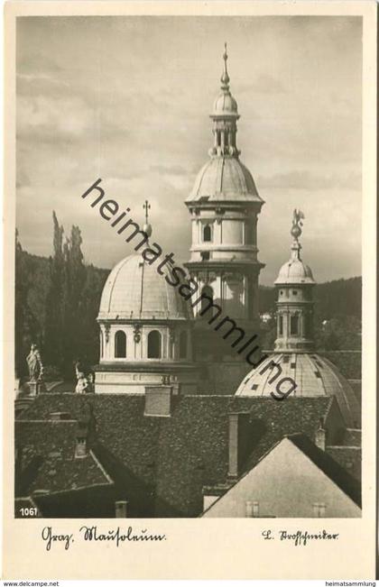 Graz - Mausoleum - Foto-AK - Verlag L. Ledermann Graz 1941