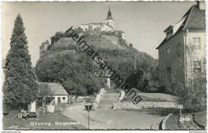 Güssing - Foto-AK - Verlag Alfons Bayer Lafnitz bei Hartberg