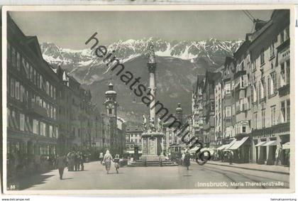 Innsbruck - Maria Theresienstrasse - Foto-Ansichtskarte - Verlag Wilhelm Stempfle Innsbruck