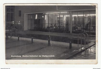 Kapfenberg Stadion Hallenbad des Stadtgemeinde old postcard not posted b180411*