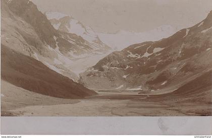 Foto AK Amberger Hütte Gasthof Baude Sulztal Sulztalferner Gletscher a Längenfeld Gries Österreich Autriche Amberg