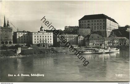 Linz an der Donau - Schlossberg - Foto-AK - Postkartenverlag Adolf Winkler Linz-Urfahr