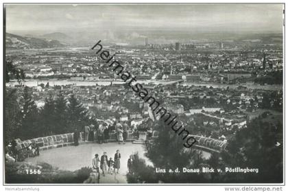 Linz - Blick vom Pöstlingberg - Foto-AK