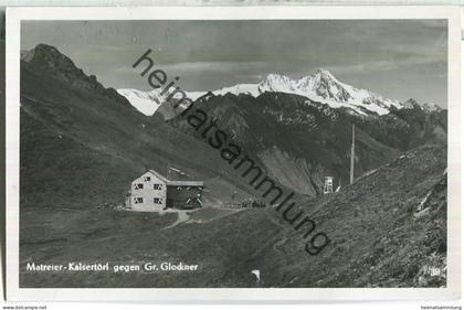 9971 Matrei in Osttirol - Matreier Kalsertörl gegen Gr. Glockner - Foto-Ansichtskarte - Verlag Photo Schneeberger Matrei