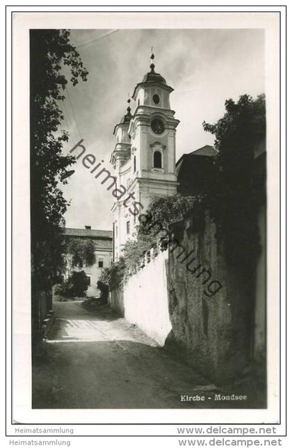 Mondsee - Kirche - Foto-AK