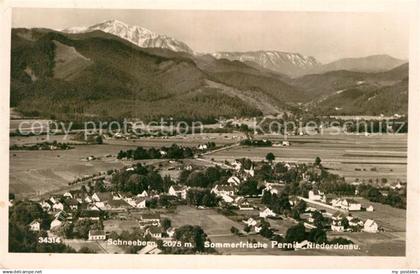 42994079 Pernitz Niederoesterreich mit Schneeberg