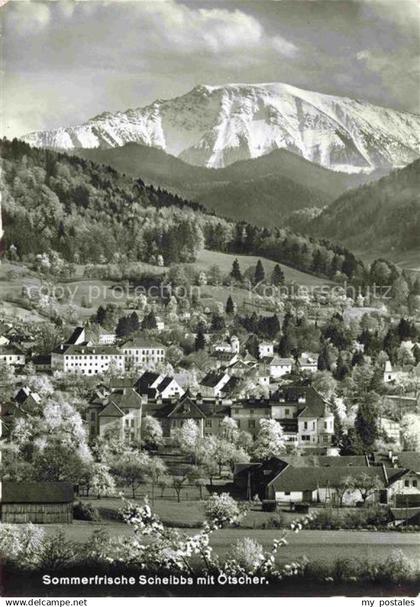 74012179 Scheibbs Niederoesterreich AT Panorama Blick gegen oetscher Sommerfrisc