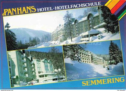 Semmering Niederoesterreich Hotel Panhans Hotelfachschule Semmering