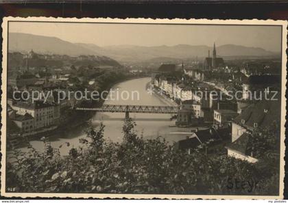 71555369 Steyr Enns Oberoesterreich Gesamtansicht Enns Bruecke Das oesterreichis