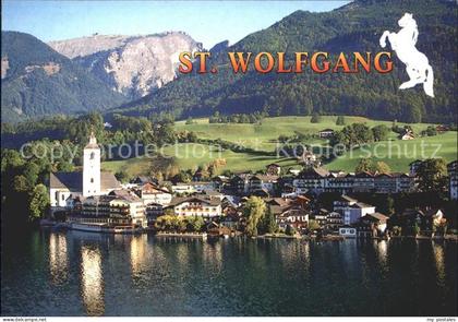 71847732 St Wolfgang Wolfgangsee Fliegeraufnahme St. Wolfgang