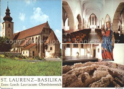 71948481 Enns St Laurenz Basilika Heiligenfigur Gotische Madonna Enns