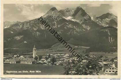 Saalfelden am Steinernen Meer - Foto-AK - gel. 1942