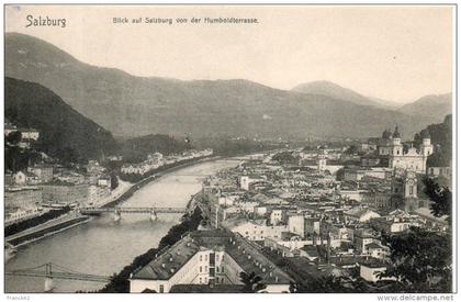 autriche. salzbourg. blick auf salzbourg von der humboldterrasse