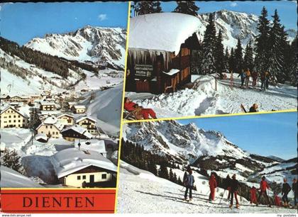 71425433 Dienten Hochkoenig Wintersportplatz Skihuette Skiabfahrt