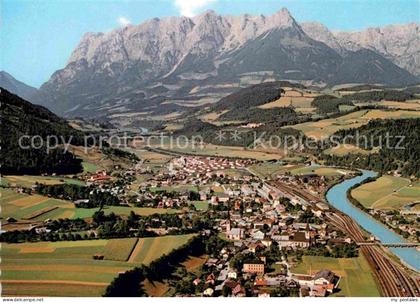 72668068 Bischofshofen Salzach Fliegeraufnahme mit Tennengebirge Bischofshofen