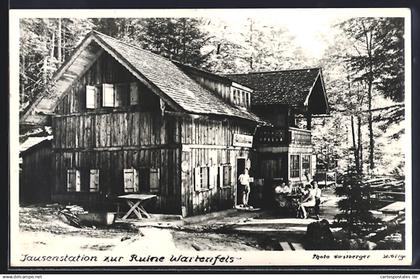 AK Thalgau, Jausenstation zur Ruine Wartenfels am Schober