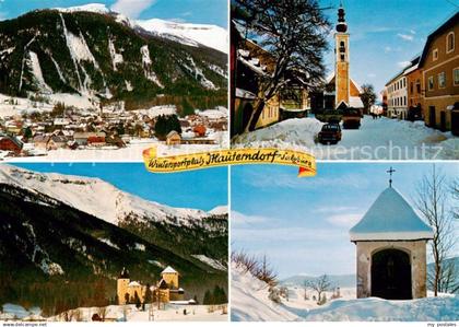 Mauterndorf AT Marktplatz Schloss Mauterndorf Evangelikreuz