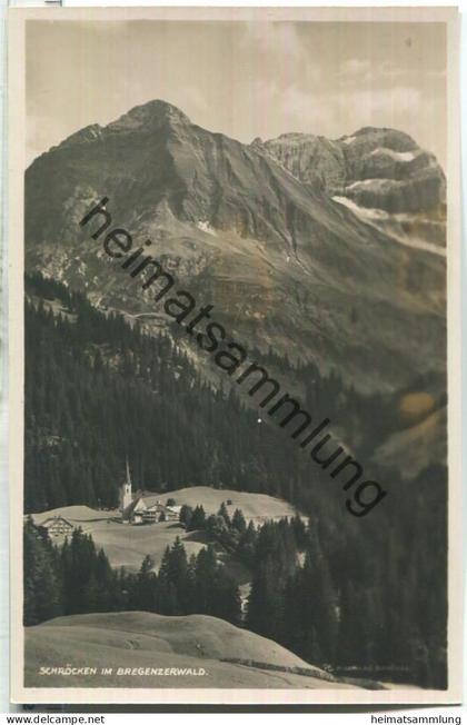 Schröcken im Bregenzerwald - Foto-Ansichtskarte - Verlag C. Risch-Lau Bregenz