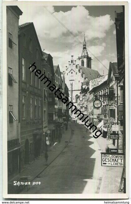 Schwaz - Foto-Ansichtskarte - Verlag Georg Angerer Schwaz