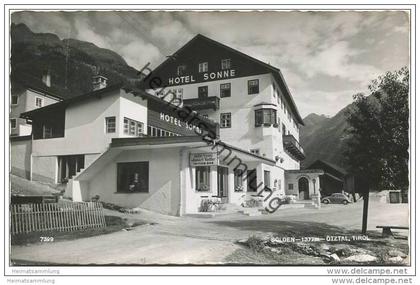 Sölden - Hotel Sonne - Annerl-Keller - Foto-AK