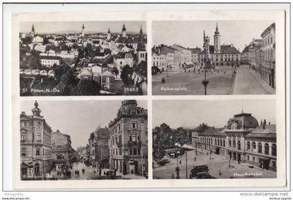 St. Polten old postcard travelled 1956 1963 bb160414