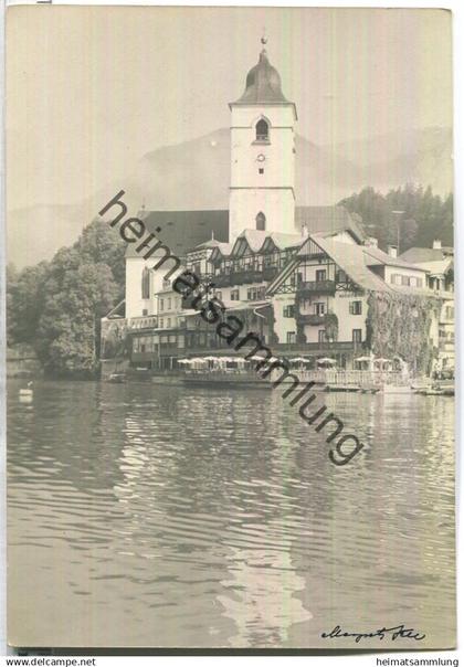 St. Wolfgang - Weisses Rössel - Foto-Ansichtskarte