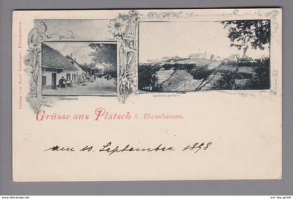 AK AT Steiermark Platsch b.Ehrenhausen 1898-09-10 Foto Joseph Laminger