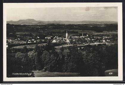 AK Deutschlandsberg, Teilansicht mit Bergen