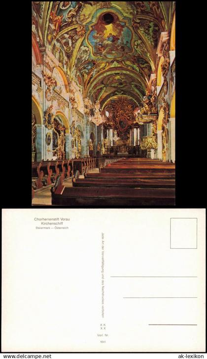 Vorau Kirchenschiff Chorherrenstift Vorau Steiermark Österreich 1970