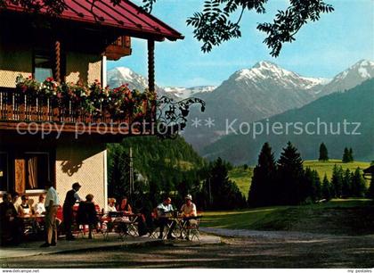 73224250 Schattwald Weinhaus Pension Alpenrose Rehbach Alpen