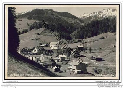 Auffach Wildschönau - Schatzberg - Foto-AK