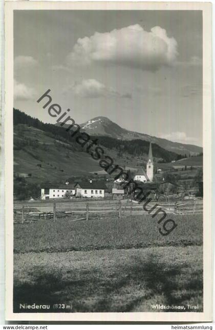 Niederau - Wildschönau Tirol - Foto-Ansichtskarte - Verlag E. Schneider Innsbruck