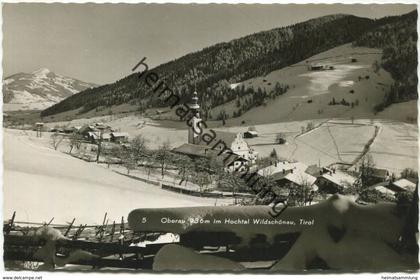 Oberau im Hochtal Wildschönau -Foto-AK - Verlag Foto Rhomberg Dornbirn gel. 1965