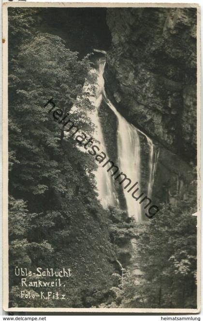 Rankweil - üble Schlucht - Foto-Ansichtskarte