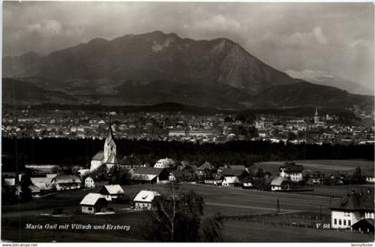 Villach/Kärnten - Villach, Maria Gail mit Villach und Erzberg