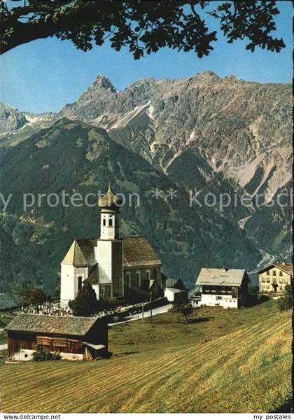 72437464 Bartholomaeberg Vorarlberg Kirche Bartholomaeberg Vorarlberg