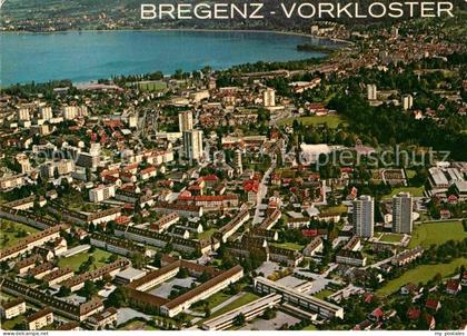 72673262 Bregenz Bodensee Vorkloster Fliegeraufnahme Bregenz