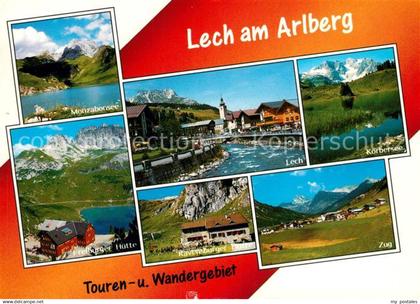 73227003 Lech Vorarlberg Monzabonsee Freiburger Huette Lech Koerbersee Ravensbur