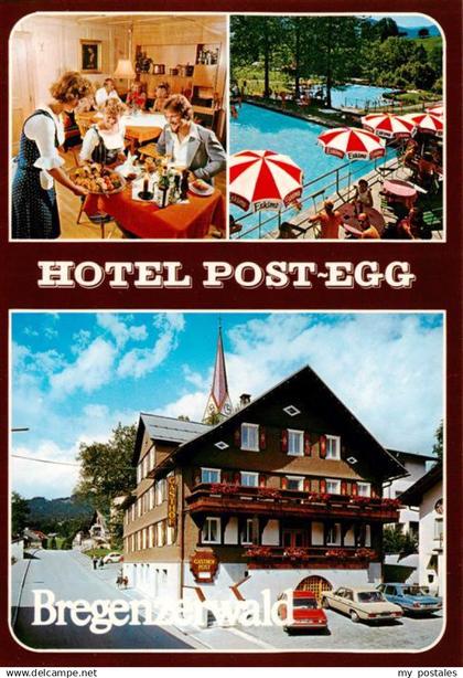 73881190 Egg Bregenzerwald Vorarlberg AT Hotel Post Egg Gaststube Schwimmbad