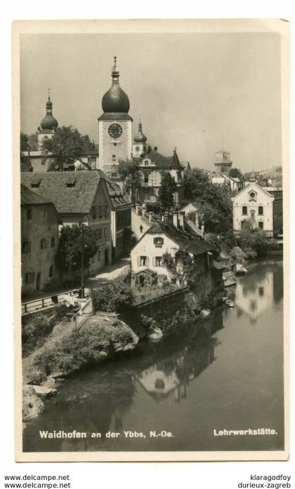 Waidhofen an der Ybbs old postcard posted 1932 b200801