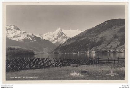 Zell am See mit Kitzsteinhorn old postcard travelled 1927 Zell am See Pmk b170620