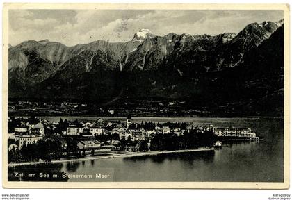 Zell am See postcard travelled 1934 b180210