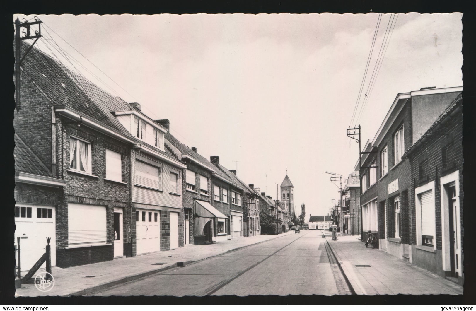 OOSTKAMP -  MOERBRUGGE  KERKSTRAAT  - FOTOKAART