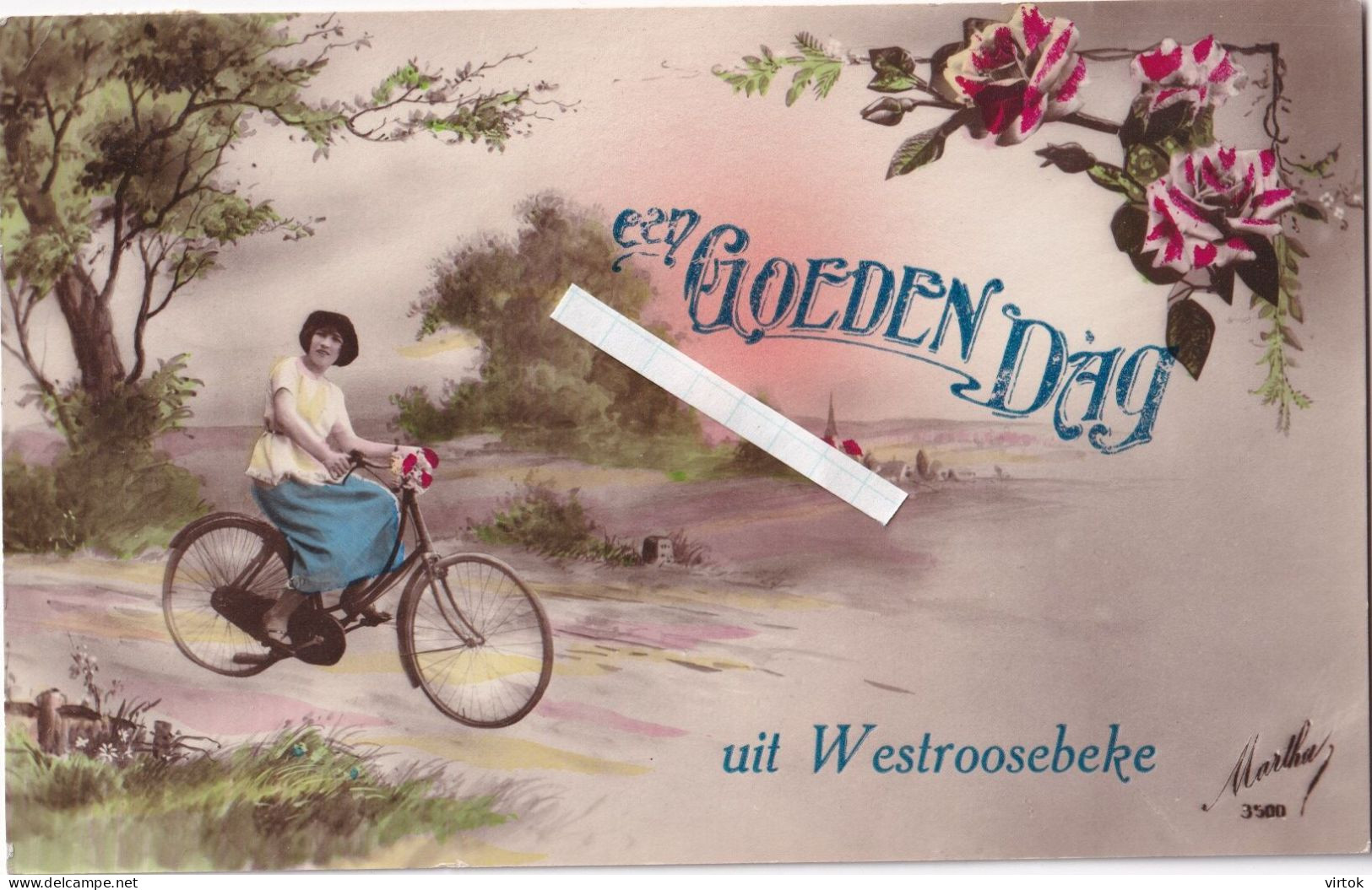 Oostrozebeke :  1922 met zegel