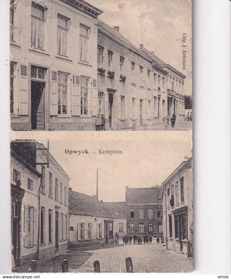 OPWIJK -  OPWYCK :   kerkplein    ( uitg. J Abbeloos )  gescheven zonder zegel