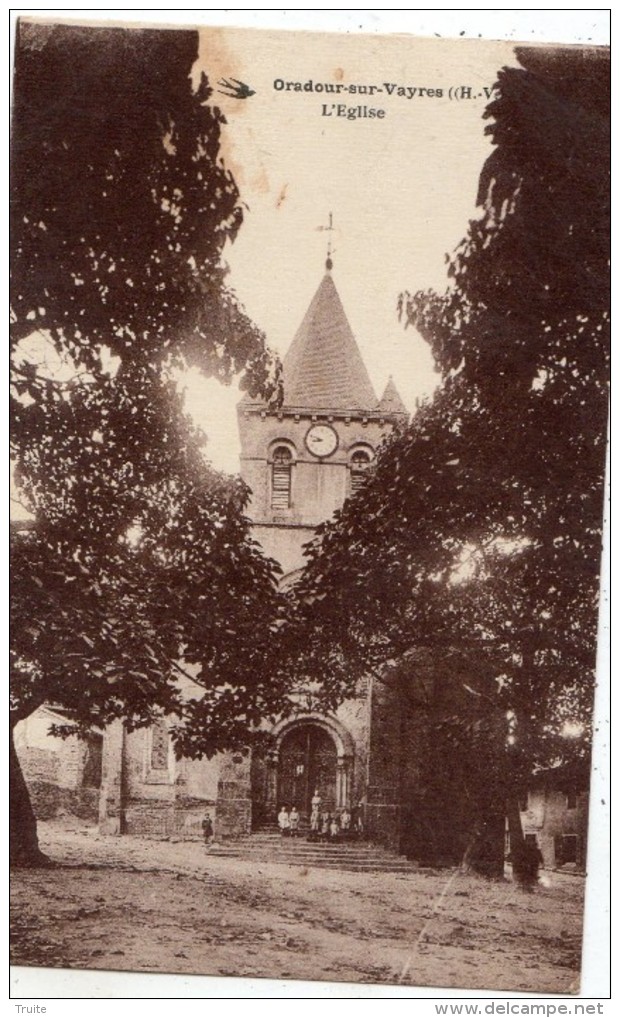 ORADOUR-SUR-VAYRES L'EGLISE (ENFANTS)