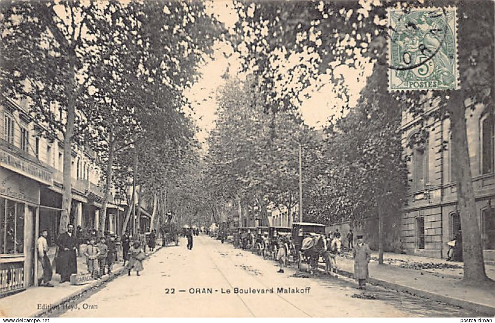 ORAN - Le Boulevard Malakoff - Les calèches - Ed. Heyd 22