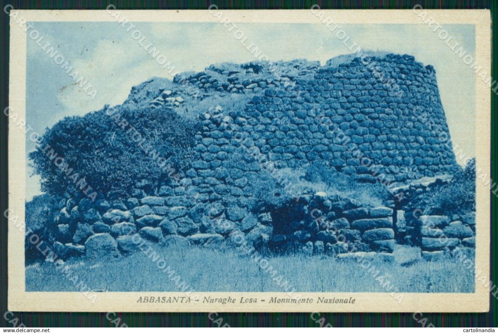 Oristano Abbasanta Nuraghe cartolina KV1473