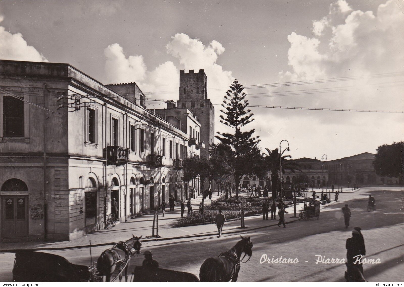 # ORISTANO: PIAZZA ROMA     1954